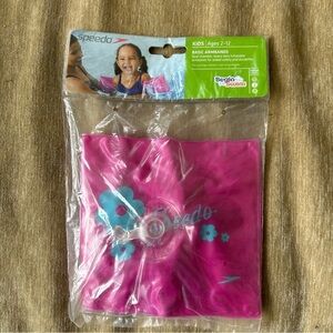 New in Package Speedo Pink Kids Armbands